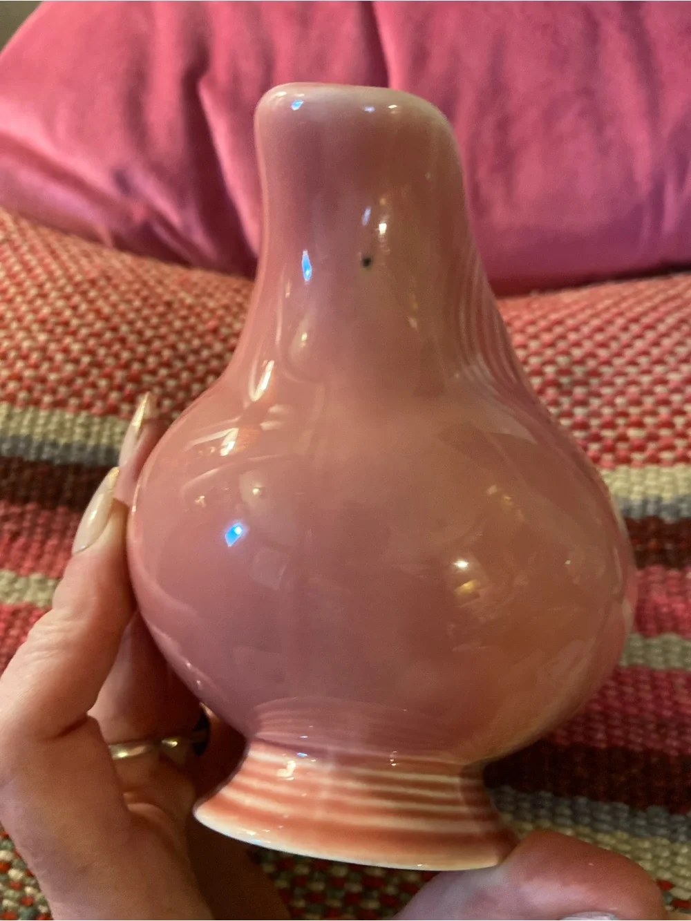 Fiesta Pink Creamer Pitcher